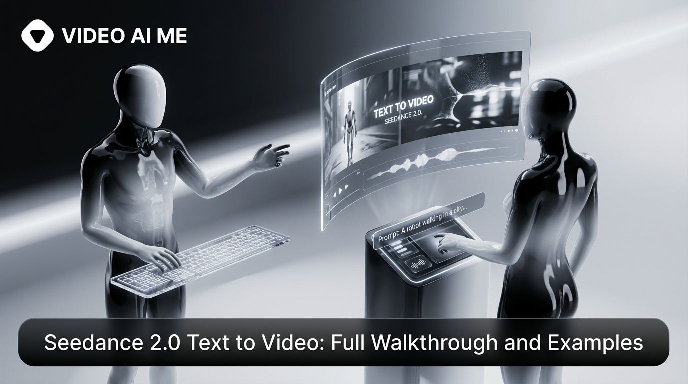Seedance 2.0 Text to Video: Walkthrough | VIDEO AI ME | VIDEOAI.ME Blog